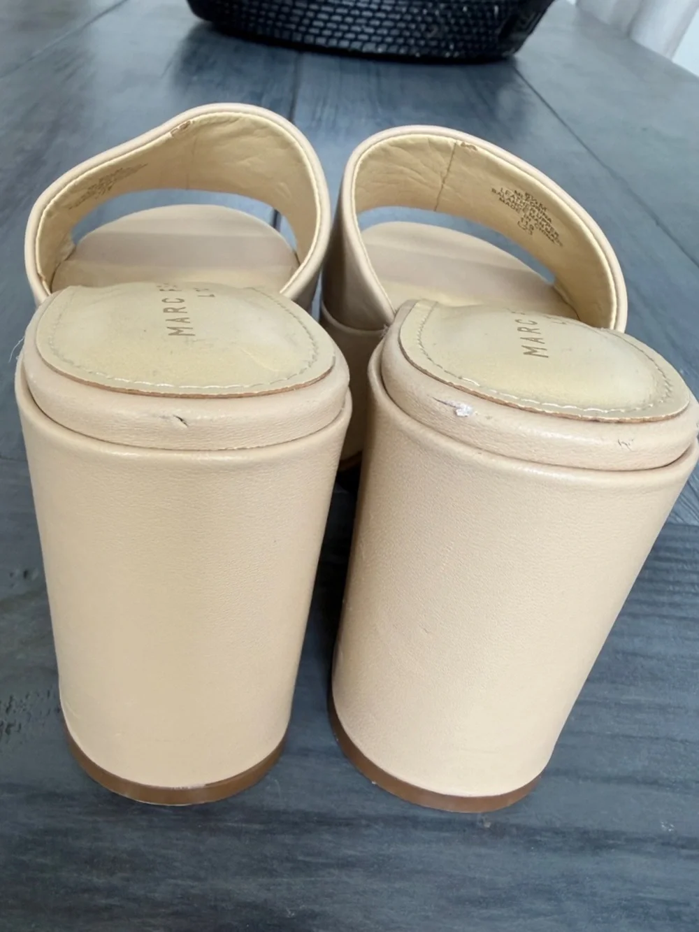 Marc Fisher Forina Platform Sandal – Nude/Beige – Size 6.5 – NWOT